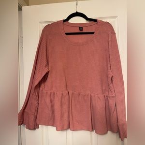 Pink Shein Curve Top